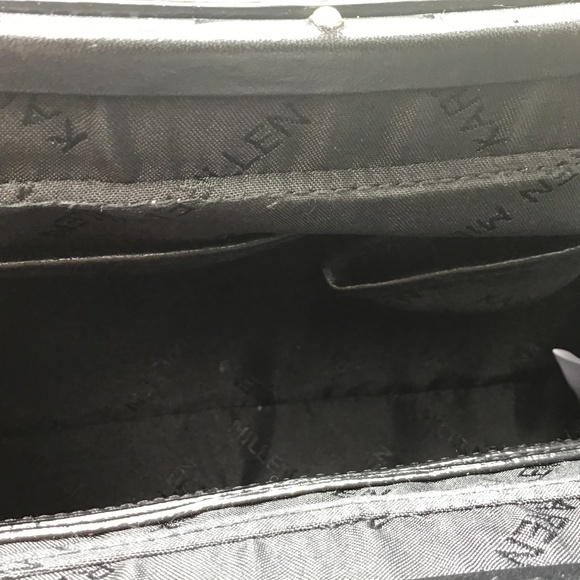 Karen Millen Black Silk Embroidered Bag - Picture 14 of 16